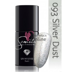 Oja UV Semilac 093 argintie Silver Dust 7 ml